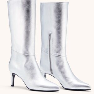 INEZ Mila Boot on Soft Silver